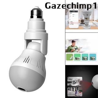 [GAZECHIMP1] Bombilla inalámbrica cámara de seguridad, 360 bombilla de cámara panorámica, cámara de bombilla de seguridad WiFi hogar vídeo bebé monitores cámaras (6)