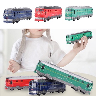 1/87 Die Cast tren locomotora juguete con retroceso acción para niños regalos