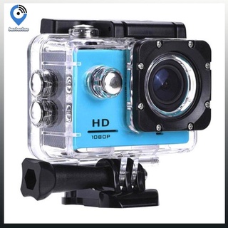 1 juego de cámara de acción de plástico de 30 m impermeable Go Diving Pro Sport Mini DV 1080P cámara de vídeo casco de bicicleta coche Cam DVR