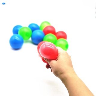 bola pegajosa antiestrés bola de alivio del estrés bola de squash pegajosa succión juguetes de niños (2)