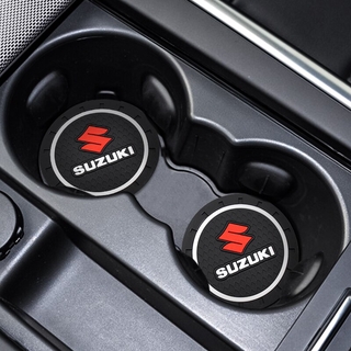 2 posavasos de agua Interior del coche, almohadilla de silicona para Suzuki Swift SX4 Jimny Samurai Alto Liana accesorios (1)