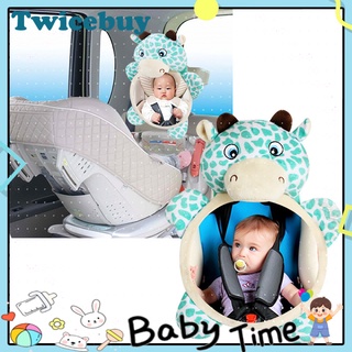 Twicebuy - espejo retrovisor de dibujos animados para coche, bebé, reposacabezas