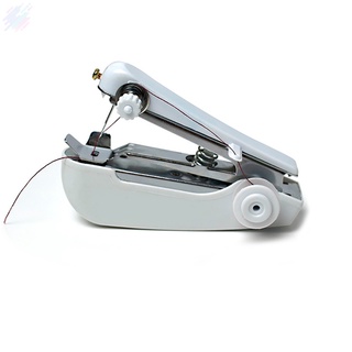 mini máquina de coser portátil manual de costura de tela práctica herramienta de costura diy