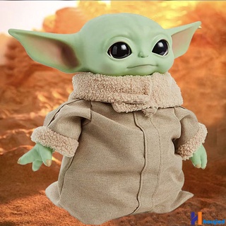 Baby Yoda Grogu Figuras de acción Juguetes 28cm Yoda Baby Juguetes de acción Star Wars Figuras -HOU