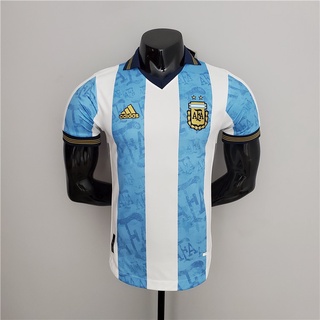 22-23 Versión Tailandesa 2022 Argentina Jugador Camiseta Edición Especial