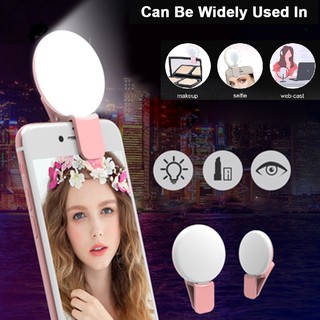 anillo de luz mini anillo de luz led recargable con 3 niveles de iluminación para selfie/cámara/maquillaje