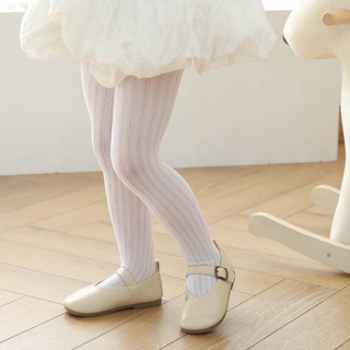 angelical transpirable pantimedias niños dulce danza calcetines medias lindo color sólido malla bebé niños niñas medias multicolor (7)