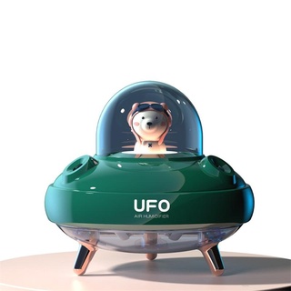 Nuevo UFO Dual-Jet humidificador USB Spray luz nocturna silencio dormitorio hogar Mini lindo mascota agua instrumento de reposición