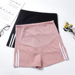 Las mujeres embarazadas pantalones cortos de verano delgado mujeres embarazadas pantalones de desgaste de moda suelto casual pantalones deportivos wi:bdtjjx.my