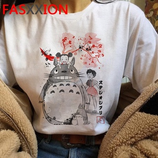 Totoro Studio Ghibli clothes t-shirt female tumblr ulzzang harajuku tshirt top tees harajuku kawaii