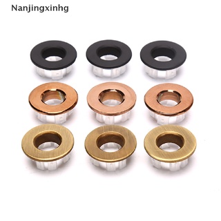 [nanjingxinhg] 3 piezas para fregadero de lavabo redondo, cubierta de desbordamiento, anillo de repuesto, ordenado, cromado, [caliente]