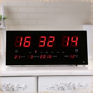 reloj de pared digital led tiempo calendario temperatura reloj despertador elctrico nos
