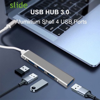 slide USB C HUB 3.0 Tipo 3.1 4 Puertos Multi Splitter Adaptador OTG Para Lenovo Xiaomi Macbook Pro 13 15 Air PC Ordenador Acces