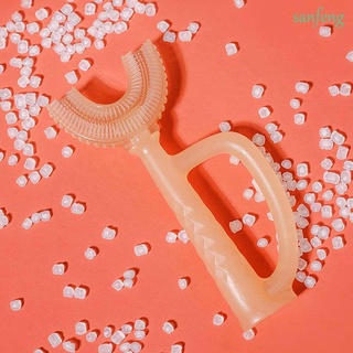 Sanfeng cepillo De dientes De silicona para niños con mango De 2 a 12 años