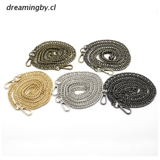 dreamingby.cl 120cm Metal Replacement Purse Chain Strap Handle Shoulder Crossbody Handbag Bag