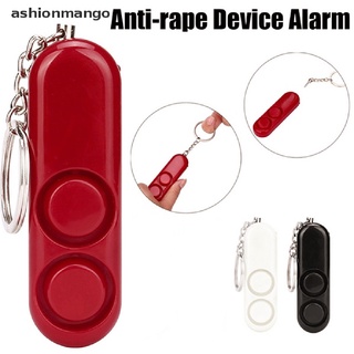 [ashionmango] 120db autodefensa Anti-violación dispositivo de doble alarma alerta ataque llavero caliente (4)