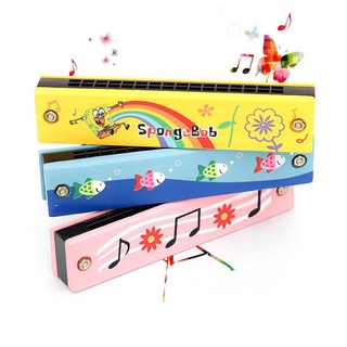 Niños educación música de madera juguetes divertidos armónica golpe instrumentos musicales pequeño regalo para estudiantes (3)