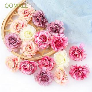 QQMALL decoraciones de fiesta adornos ramo de novia guirnalda hojas verdes rosa