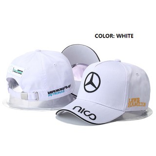 Mercedes Benz LOGO Nico Lewis Hamilton F1 Racing Car Men Champion Cap