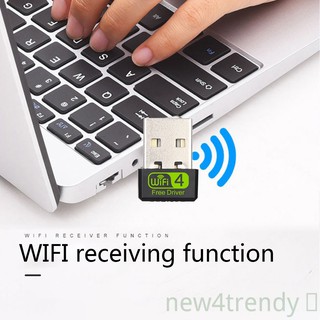 150Mbps Wi-Fi Adaptador USB Adaptador de Tarjeta de Red Inalámbrica WiFi Dongle para PC portátil de escritorio Receptor Wi-Fi (1)