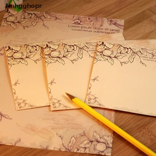 [nnhgghopr] 10 piezas vintage oficina mensaje escritura papel carta conjunto de amor sobre carta papel venta caliente
