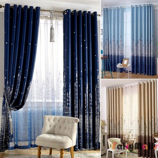 [popular]cortina Opaca de castillo para ventana de sombreado de tela para dormitorio/suministros de hogar