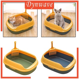 [Dynwave] caja de arena para gatos, bandeja de arena para mascotas, sartén para inodoro (1)