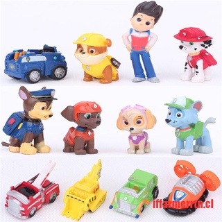 iffarm 12 piezas de moda Nickelodeon Paw Patrol Mini figuras de juguete Playset Cake Toppers (1)