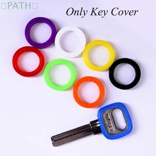 PATH 8pc/set bolsa elástica organizador de colores aleatorios silicona llavero cubre