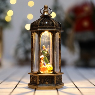 vacío navidad estilo europeo retro linterna árbol de navidad/snowman/santa claus led portátil luz de noche decoración del hogar adornos (4)