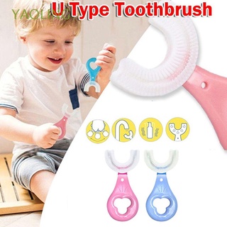 Yaoling cepillo De dientes De silicona para niños/U-Shape/cepillo De dientes Manual De 2-6 años