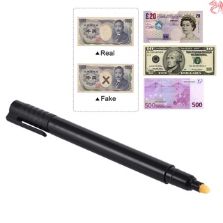 Falso Detector de dinero pluma falso banco probador de billetes moneda Checker marcador para US Dollar Bill Euro libra Yen Won