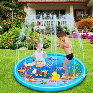 BN❤ Kids Sea Animal Summer Inflatable Sprinkle Water Spray Splash Mat Game Cushion (1)