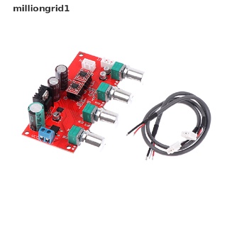 [milliongrid1] ad828 hifi estéreo preamplificador de tablero amplificador de volumen tono control pre-amplificador junta caliente