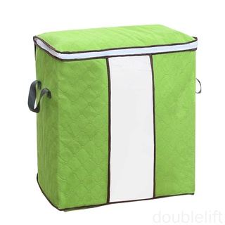 Multicolor tela no tejida edredón bolsa de almacenamiento de ropa acabado bolsa armario a prueba de polvo bolsa doublelift store