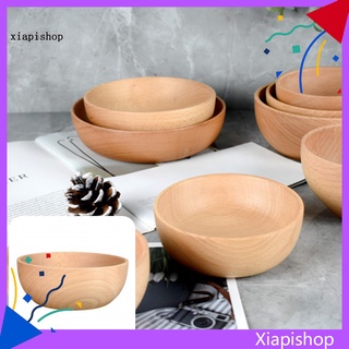 Xps - cuenco de arroz de madera de gran capacidad para ensalada de alimentos, decorativo para el hogar