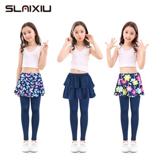 Algodón niños niñas leggings pantalones para niños flor Floral impreso lápiz elástico pantalones adolescentes pantalones