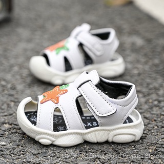 [opgp ~ sandalias de verano para niños/zapatos de bebé femeninos/1a4medio año de edad de los niños de los pies cerrados de suela suave zapatos de niño ligero hwqq
