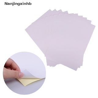 [nanjingxinhb] 10 hojas a4 mate imprimible blanco autoadhesivo papel iink para oficina [caliente]