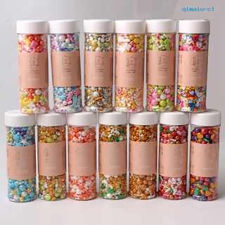 QM- 100g/130g Sugar Sprinkles Compact Easy to Use Starch Mixed Cupcakes Decoration Candy for Fondant