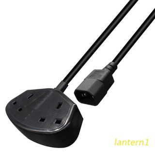 lantern1 adaptador de alimentación de conversión de alambre c14 a 2uk adaptador de viaje estándar de salida
