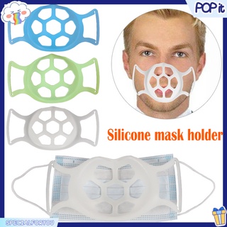 soporte de la cara de la cubierta del soporte transpirable anti-stuffy soporte de silicona de grado alimenticio cubierta de la boca soporte interior soporte stente