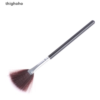 thighoho 1 pza brocha profesional en forma de abanico/rubor/base/cosmético/herramienta de maquillaje cl