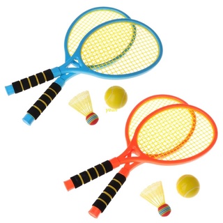 Youn nueva raqueta dos en uno para niños Fitness bádminton tenis raqueta de ocio al aire libre (1)