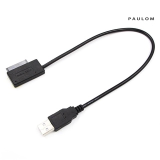 [Paulom] USB 2.0 to MINI Sata II 6+7 13Pin Adapter Converter Cable for DVD/CD ROM Drive