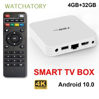 watchatory t95mini profesional smart tv box home theater 2.4g wifi set top box 4k h.265 más nuevo reproductor multimedia quad core android 10.0