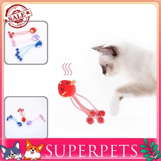 <over> Casual Cat Toy Plush Toy Cat Teaser Fine Workmanship for Kitty