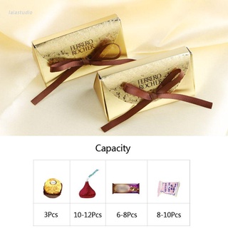 Lal 20/50pzas creativas Favores De boda suministros De caramelos para fiestas De baby shower regalo hierro caja De Chocolate regalos dulces bolsas suministros