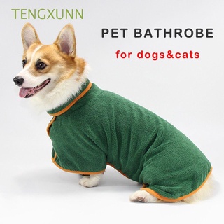 TENGXUNN-Albornoz Para Perro , Toalla De Super Absorbente , Absorción Rápida , Secado Rápido , Abrigo Para Mascotas , Microfibra