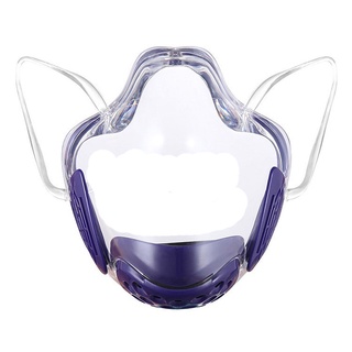 PC Visible Clear Face Mask Durable Transparent Face Shield Covering Anti Fog